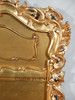 Antiqued Gold Leaf Rococo Panel Bed