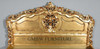 Antiqued Gold Leaf Rococo Panel Bed