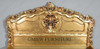 Antiqued Gold Leaf Rococo Panel Bed