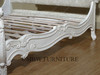 Antique White French Rococo King Bed