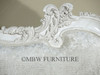 Antique White French Rococo King Bed