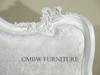 Antique White French Rococo King Bed