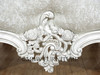 Antique White French Rococo King Bed