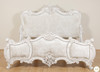 Antique White French Rococo King Bed