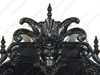 Black Gothic Gargoyle Bed w/ Glossy Finish
