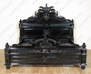 Black Gothic Gargoyle Bed w/ Glossy Finish
