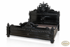 Black Gothic Gargoyle Bed w/ Glossy Finish