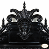 Black Gothic Gargoyle Bed w/ Glossy Finish