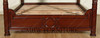 Mahogany Barley Twist Four Post Canopy Bed (California King)