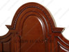 Mahogany Barley Twist Four Post Canopy Bed (California King)