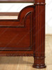 Mahogany Barley Twist Four Post Canopy Bed (California King)