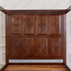 Mahogany Canopy Bed w/ Diamond Paneled Headboard
