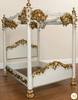 French Baroque Rococo Hand-Carved Canopy Bed
