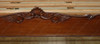 Solid Mahogany Hand Carved E. King Panel Bed w/ Scrolls