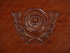 Carved Sleigh Style Panel Bed