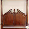 Solid Mahogany Roman Four Poster Canopy Bed (Queen)