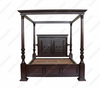 Casablanca Espresso Four Post Canopy Bed