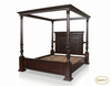 Casablanca Espresso Four Poster Canopy Bed