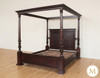 Casablanca Espresso Four Poster Canopy Bed