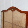 Pecan Cane Rattan Country Farmhouse Bed