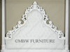 White Carved Four Poster Canopy Bed