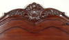 Walnut Baroque Platform Queen Bed