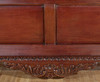 Mahogany Distressed Louis Philippe Manor Sleigh Bed