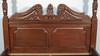 Walnut Queen Anne Four Post Canopy Bed