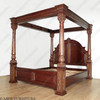 Solid Mahogany Roman California King Poster Bed