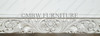 White Gothic Ornate Heavily Carved Bed