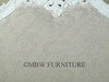 White French Upholstered Rococo Bed