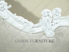 White French Upholstered Rococo Bed