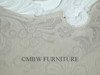 White French Upholstered Rococo Bed
