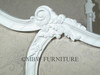 White French Upholstered Rococo Bed