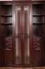 10.5ft Dark Mahogany/Cherry Walk In Closet System