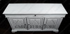 6ft Distressed White Buffet Sideboard Server