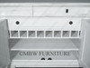 6ft Distressed White Buffet Sideboard Server