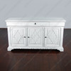 6ft Distressed White Buffet Sideboard Server