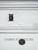 6ft Distressed White Buffet Sideboard Server