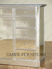 Silver Leaf Mirrored 15-Drawer Dresser
