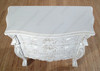Antiqued White French Rococo Chest Dresser