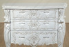 Antiqued White French Rococo Chest Dresser