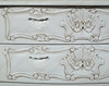 Antiqued White French Rococo Chest Dresser