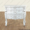 Antiqued White French Rococo Chest Dresser