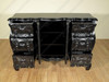 Black Rococo Carved Dresser