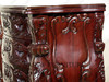 Dark Mahogany French Rococo 6-Drawer Chest