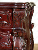 Dark Mahogany French Rococo 6-Drawer Chest