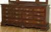 Mahogany Sheraton Style Dresser w/ Mirror