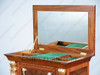 Burl Walnut French 7-Drawer Jewelry Chest