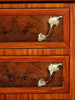 Burl Walnut French 7-Drawer Jewelry Chest